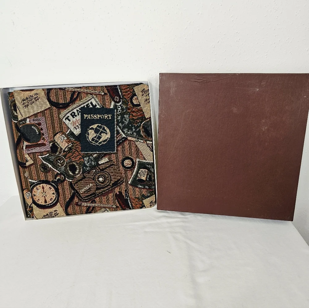 Creative Memories Passport Tapestry Scrapbook Album 12x12 | Retired NIB